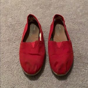 Red Toms Shoes